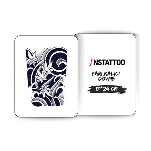 (Half Arm Sleeve) Verdant - Halb-permanentes Tattoo