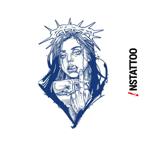 Queen - Halb-permanentes Tattoo