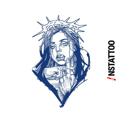 Queen - Halb-permanentes Tattoo