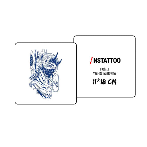 Cyhorn- Halb-permanentes Tattoo