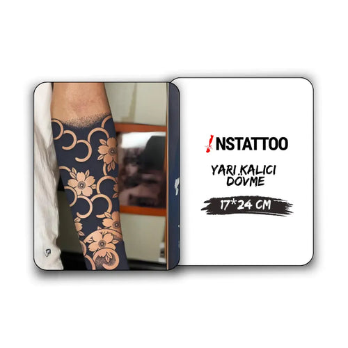 (Half Arm Sleeve) Selene - Halb-permanentes Tattoo