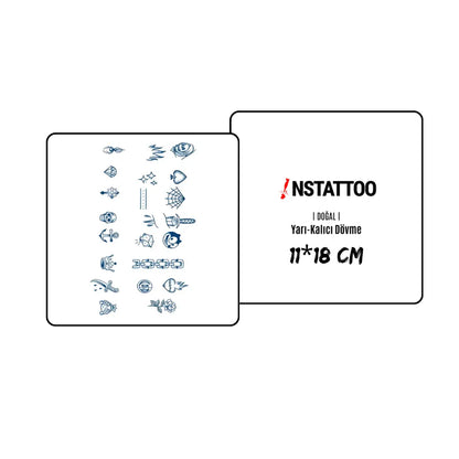 Cavaza Finger Tattoo - Halb-permanentes Tattoo