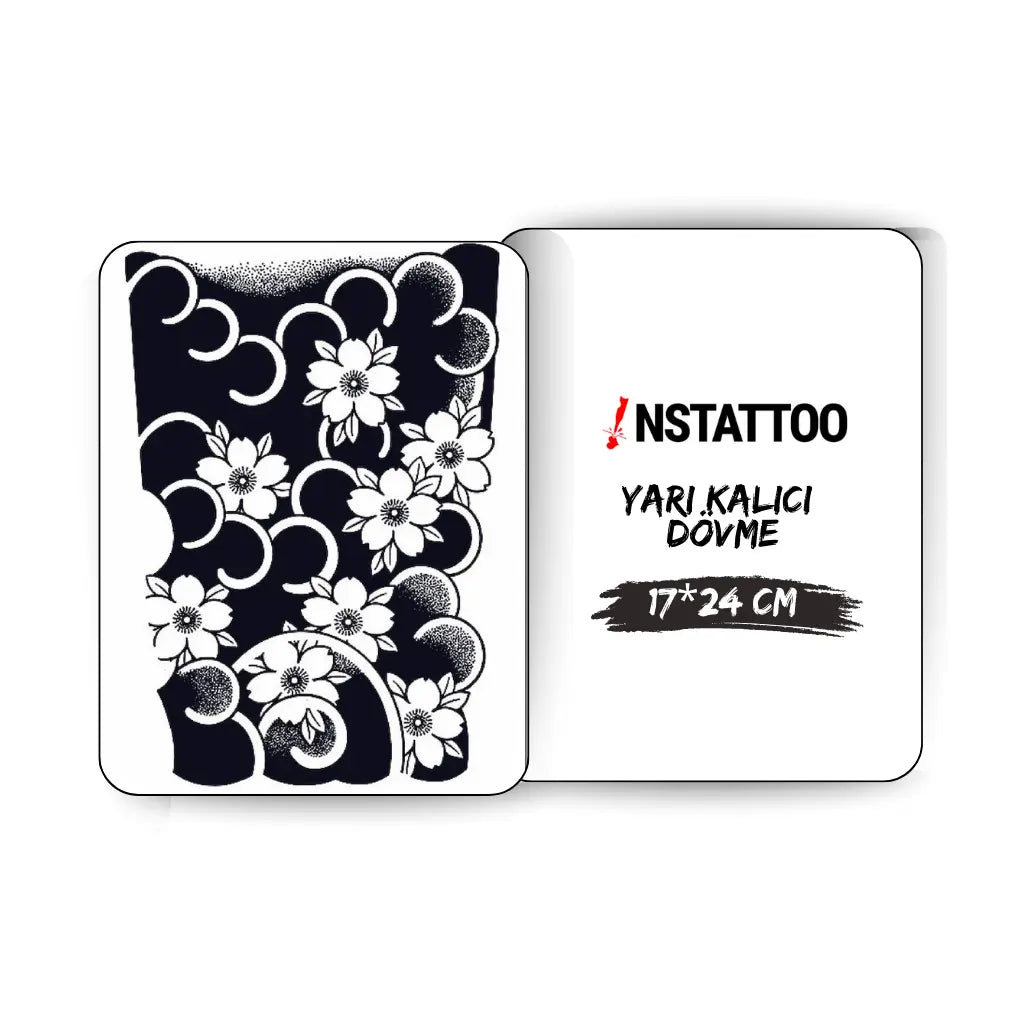 (Half Arm Sleeve) Selene - Halb-permanentes Tattoo