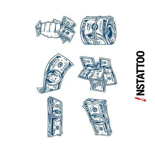 Franklin -Halb-permanentes Tattoo