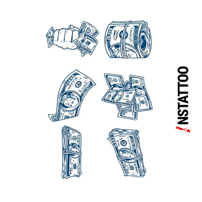 Franklin -Halb-permanentes Tattoo