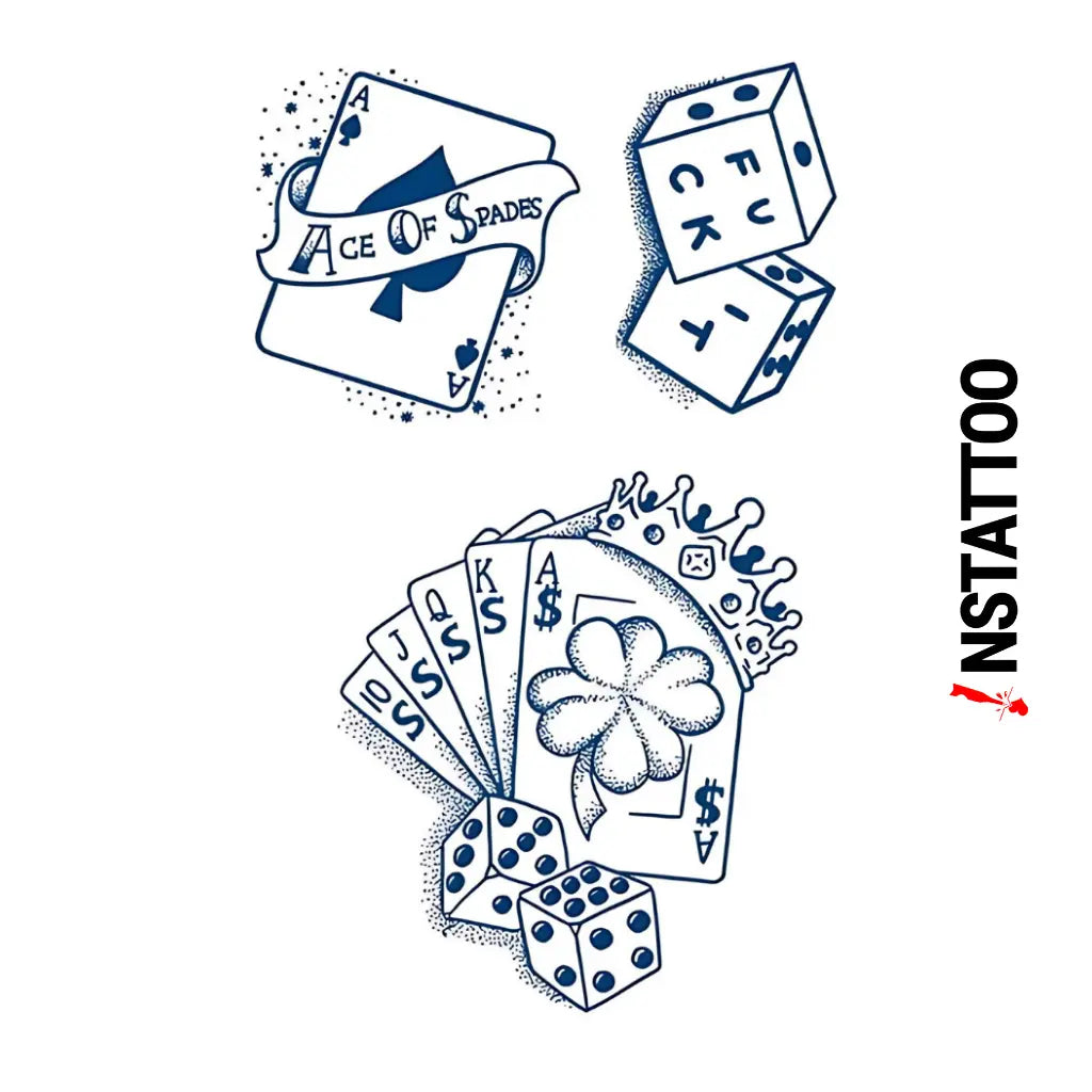 Gamble - Halb-permanentes Tattoo