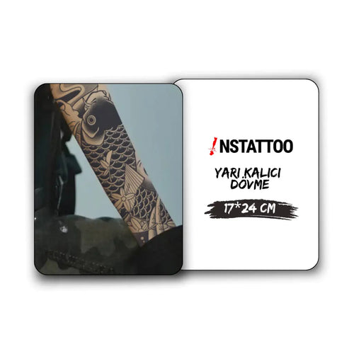 (Half Arm Sleeve) Kagura - Halb-permanentes Tattoo