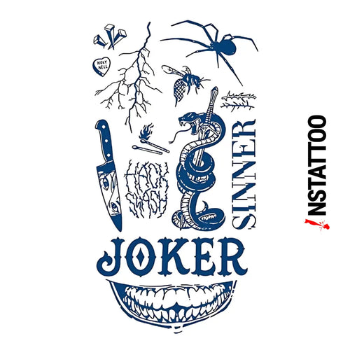 Sinner - Halb-permanentes Tattoo