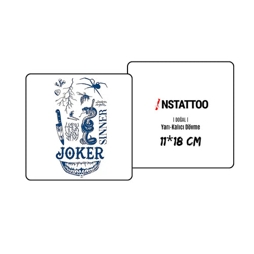 Sinner - Halb-permanentes Tattoo