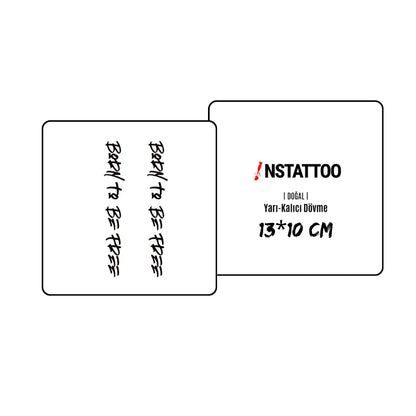 B2BFREE -Halb-permanentes Tattoo