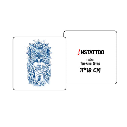 OWL -Halb-permanentes Tattoo