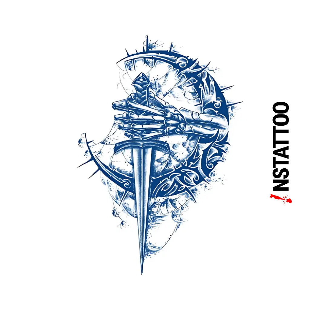 Azrael - Halb-permanentes Tattoo