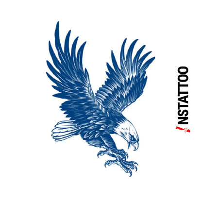 E A G L E - Halb-permanentes Tattoo