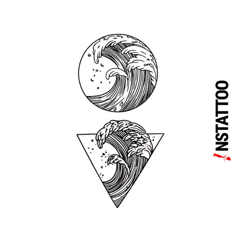 Tsunade - Halb-permanentes Tattoo