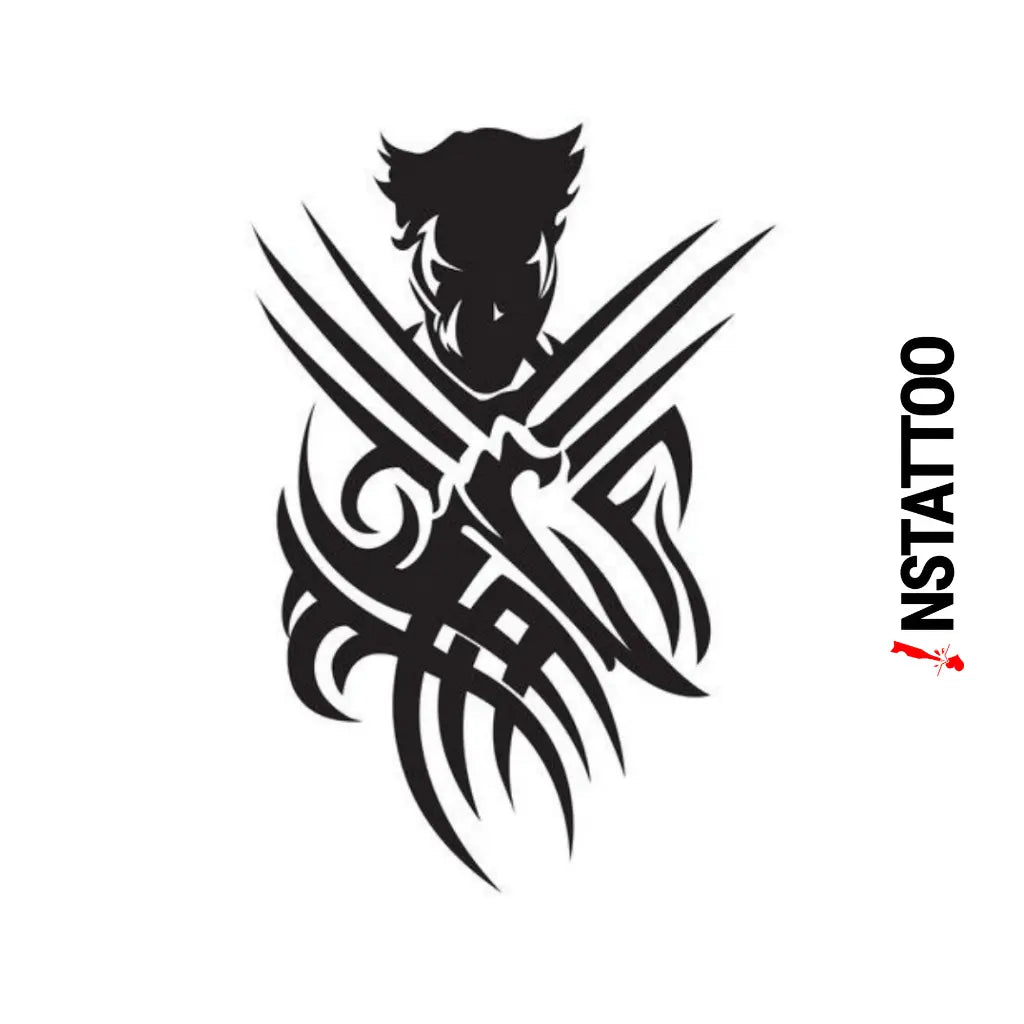 Wolveride - Halb-permanentes Tattoo