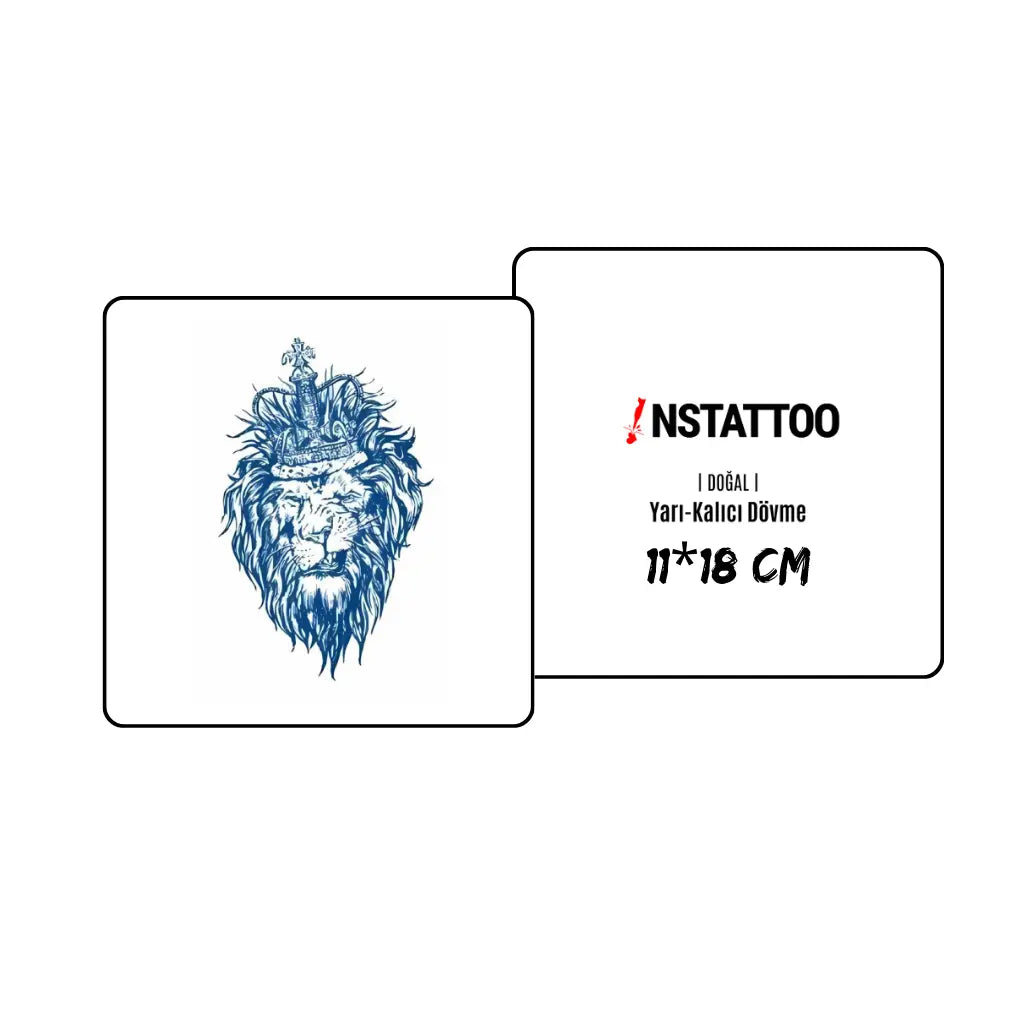 (Limited Stock) Lion - Halb-permanentes Tattoo