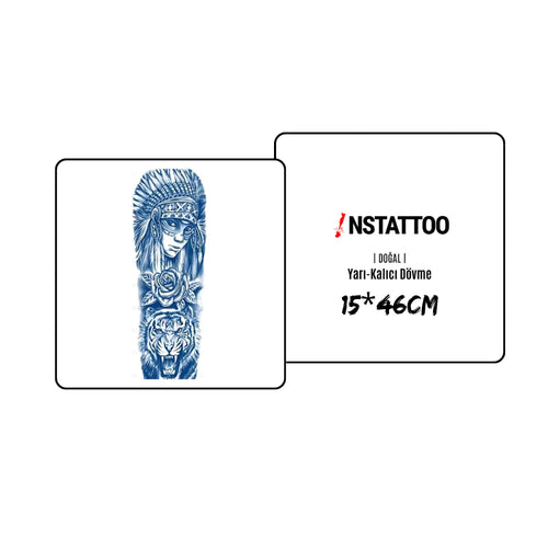 (Full Sleeve) Injuan - Halb-permanentes Tattoo