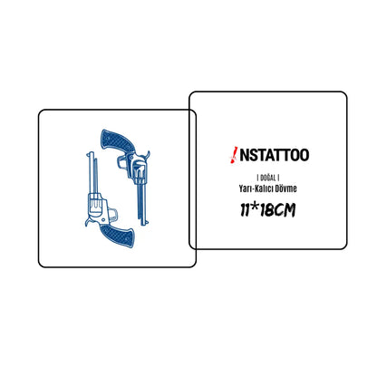 Revolver - Halb-permanentes Tattoo