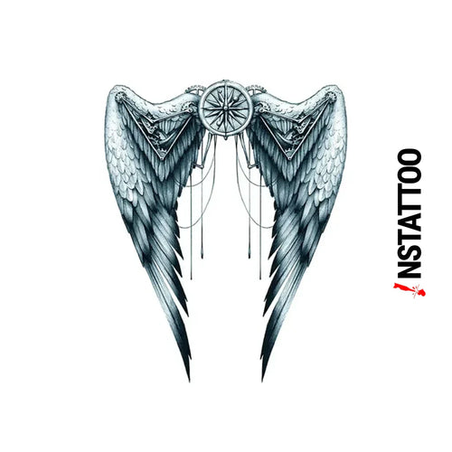Wings Of Time - Halb-permanentes Tattoo