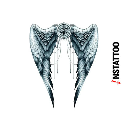 Wings Of Time - Halb-permanentes Tattoo