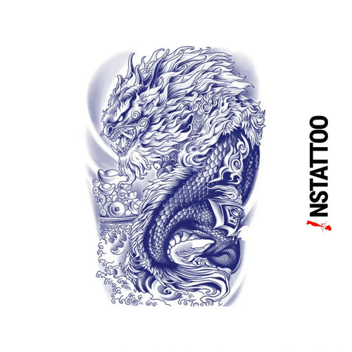 Celestial Wind - Halb-permanentes Tattoo