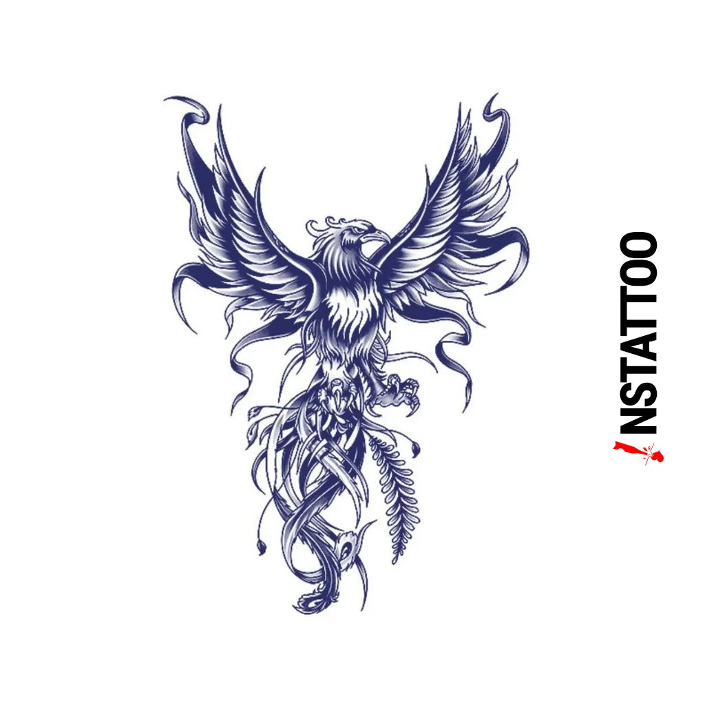 Imperial Firebird - Halb-permanentes Tattoo