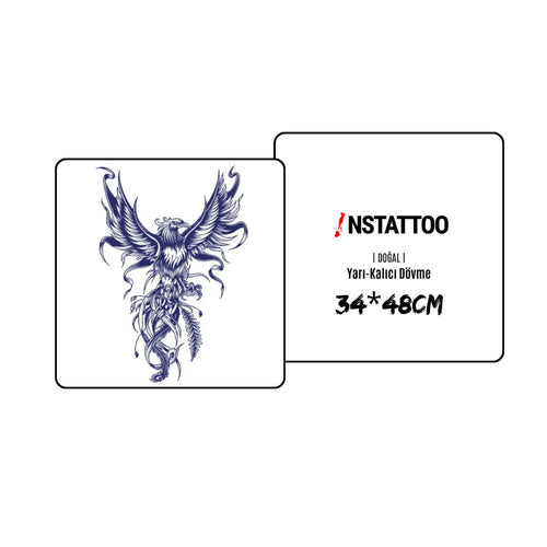 Imperial Firebird - Halb-permanentes Tattoo