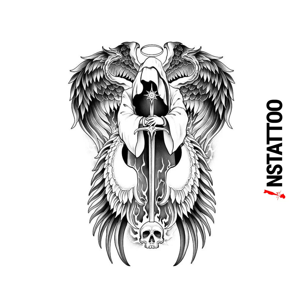 Seraphim's Guard - Halb-permanentes Tattoo