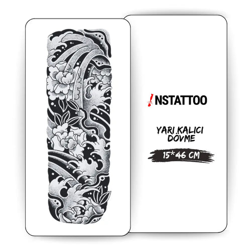 (Full Arm Sleeve) Maelstra - Halb-permanentes Tattoo