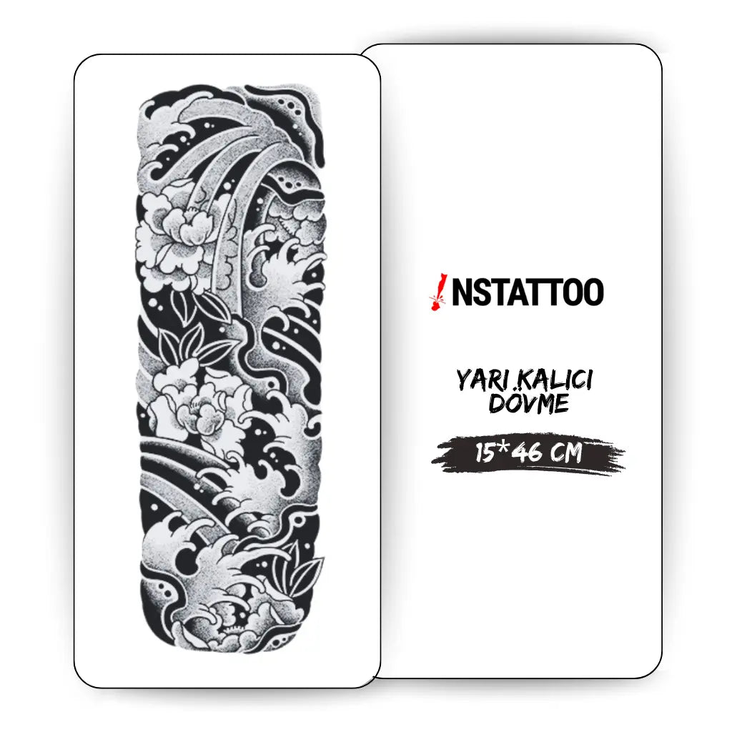 (Full Arm Sleeve) Maelstra - Halb-permanentes Tattoo