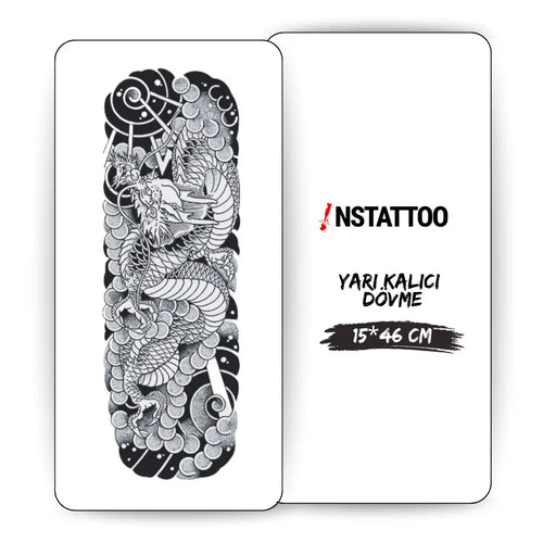 (Full Arm Sleeve) Ouranos - Halb-permanentes Tattoo