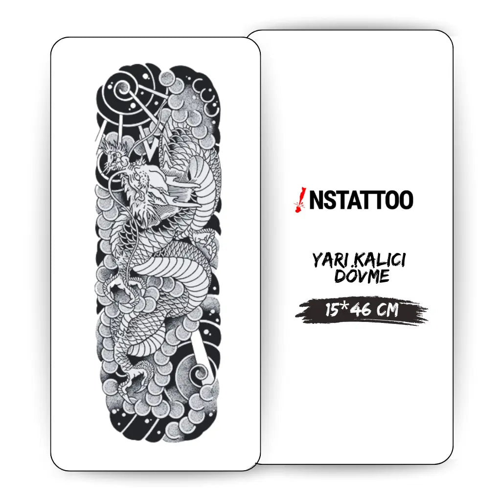 (Full Arm Sleeve) Ouranos - Halb-permanentes Tattoo