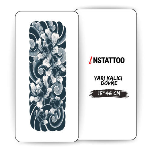 (Full Arm Sleeve) Onsra - Halb-permanentes Tattoo