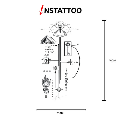 (Special Design) Animus -Halb-permanentes Tattoo