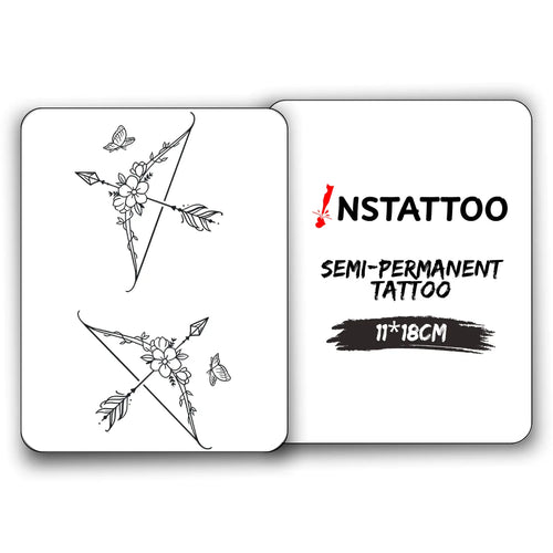 Bow  -Halb-permanentes Tattoo