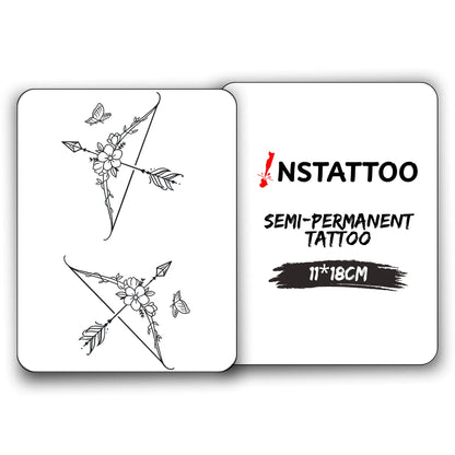 Bow  -Halb-permanentes Tattoo