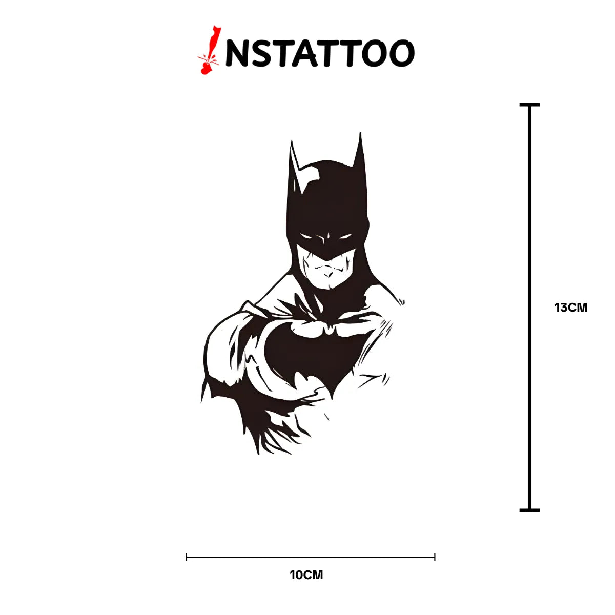 Dark Knight - Halb-permanentes Tattoo