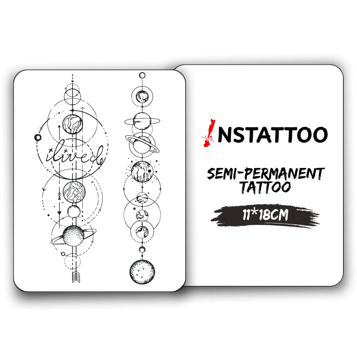 Ekinoks 2 Piece - Halb-permanentes Tattoo