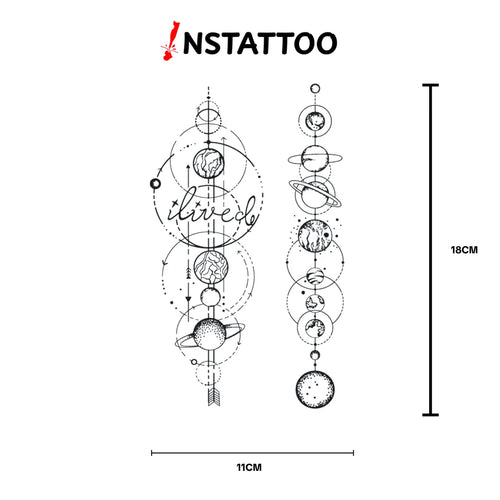 Ekinoks 2 Piece - Halb-permanentes Tattoo