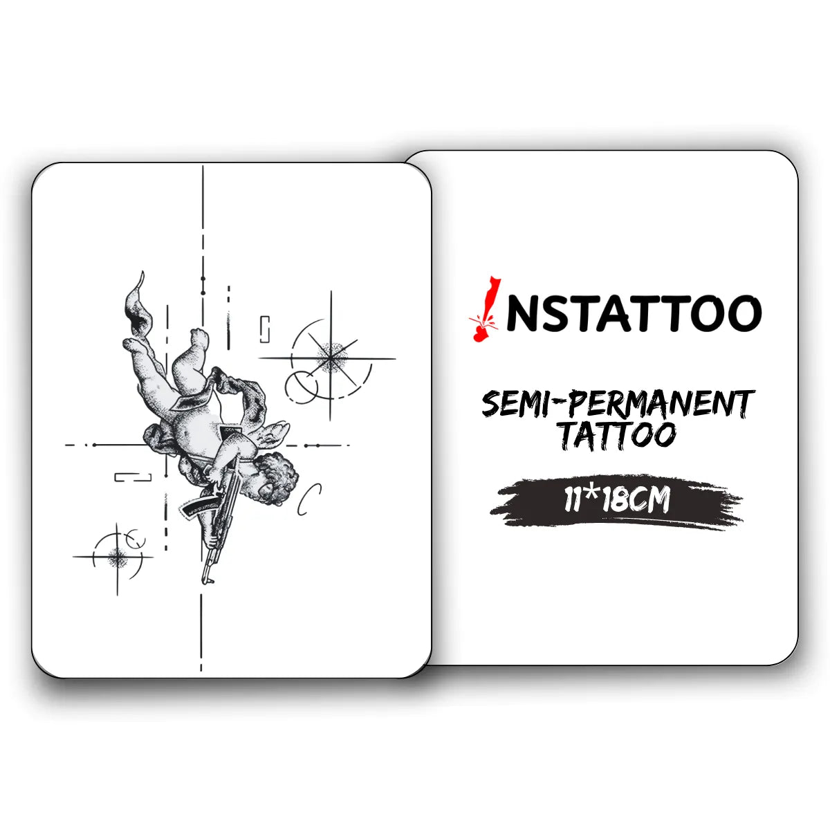 Eros-47 -Halb-permanentes Tattoo