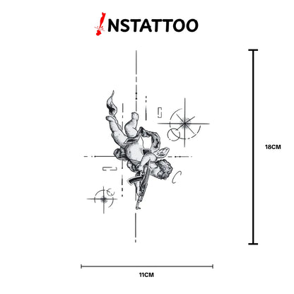 Eros-47 -Halb-permanentes Tattoo