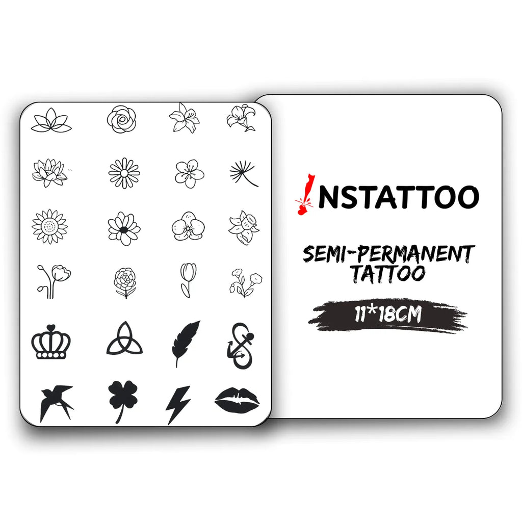 (24 Tattoo) Finger Tattoo -Permanent Tattoo