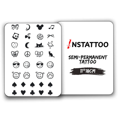 (32 Tattoo) Finger Tattoo II - Halb-permanentes Tattoo