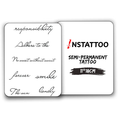 (5 Tattoo) F O R E V E R - Halb-permanentes Tattoo