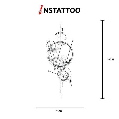 Galactic - Halb-permanentes Tattoo