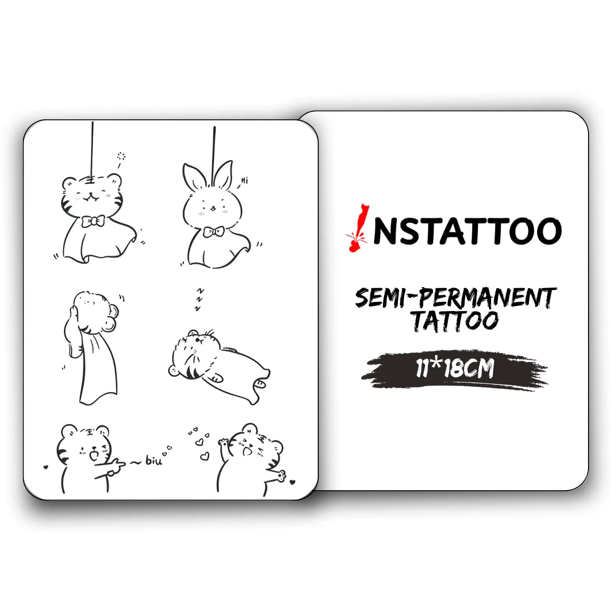 Goofy - Halb-permanentes Tattoo