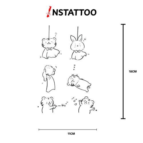 Goofy - Halb-permanentes Tattoo