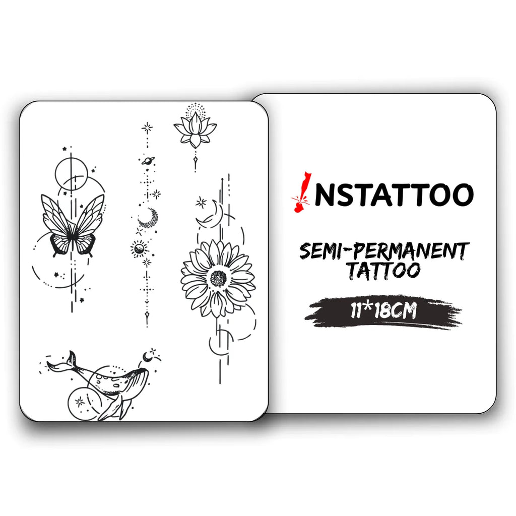 Harmonik -Halb-permanentes Tattoo