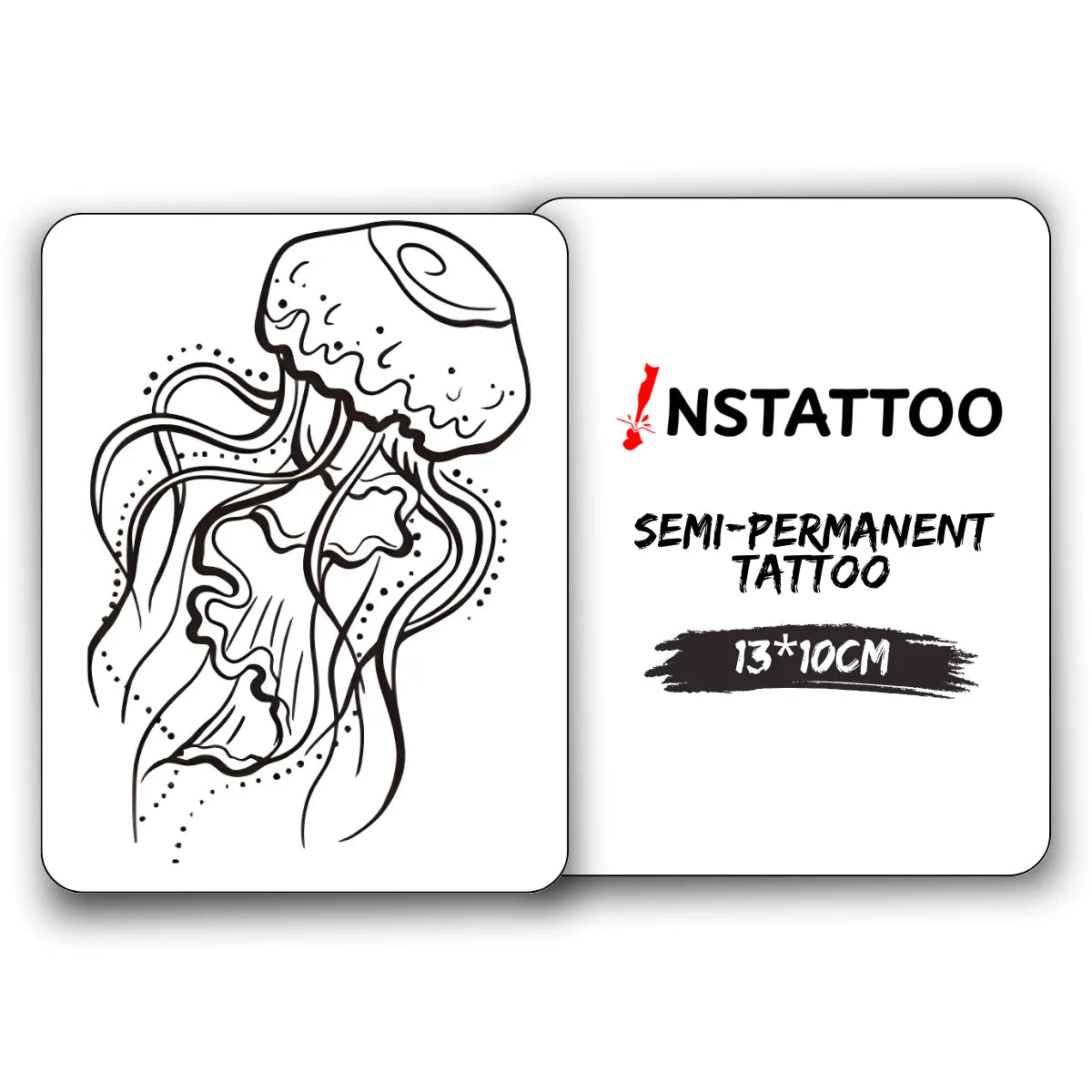 Jellyfish - Halb-permanentes Tattoo