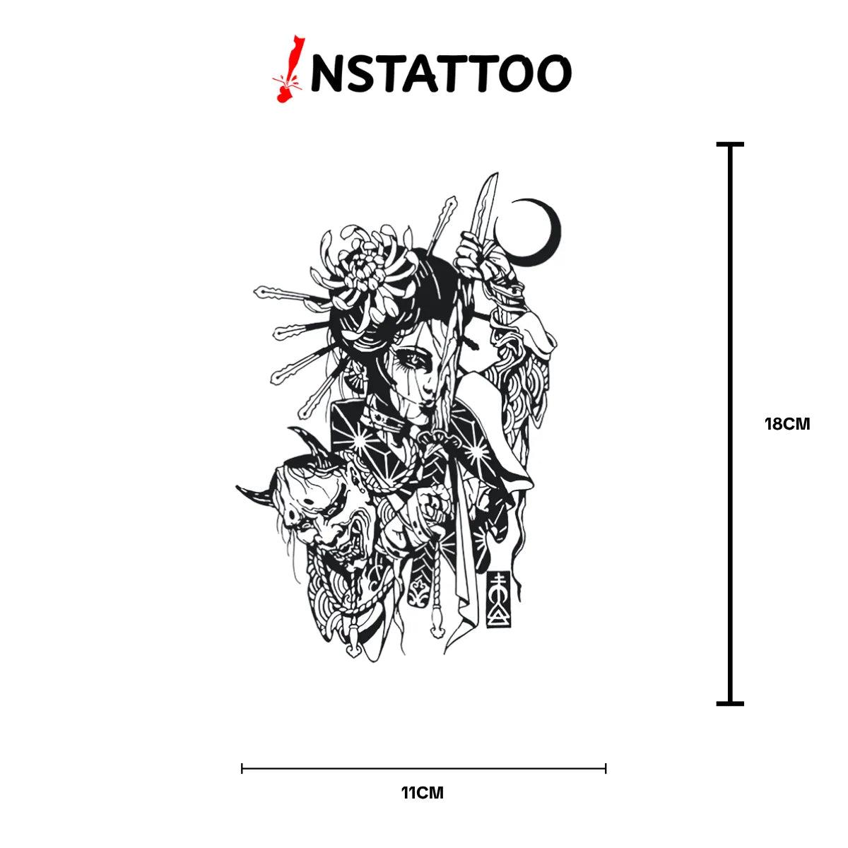 Kira - Halb-permanentes Tattoo